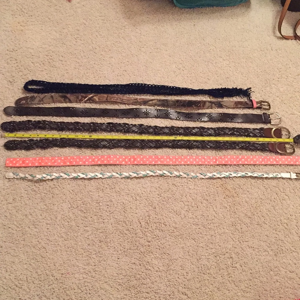 Set of 7 Belts